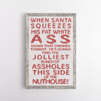 Thumbnail for When Santa Squeezes - Canvas