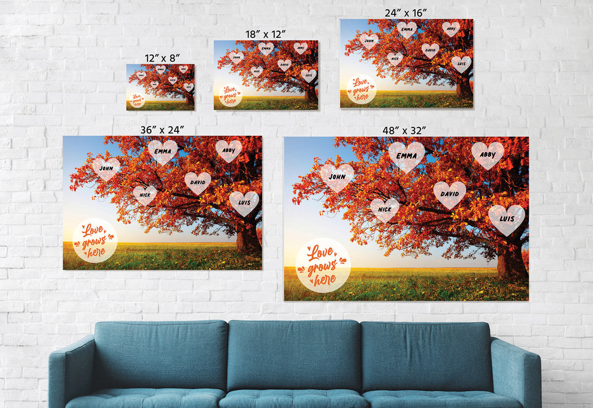 Love Grows Here Canvas