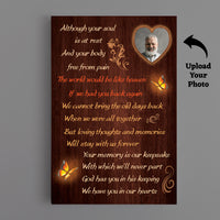 Thumbnail for Father's Day Memorial Canvas - Although Your Soul