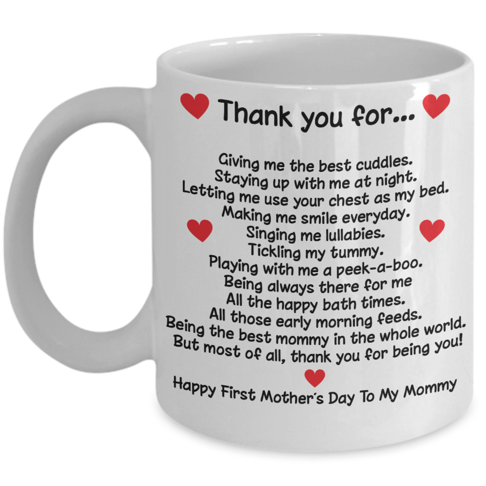 First Mother's Day Gift From Infant - Mug