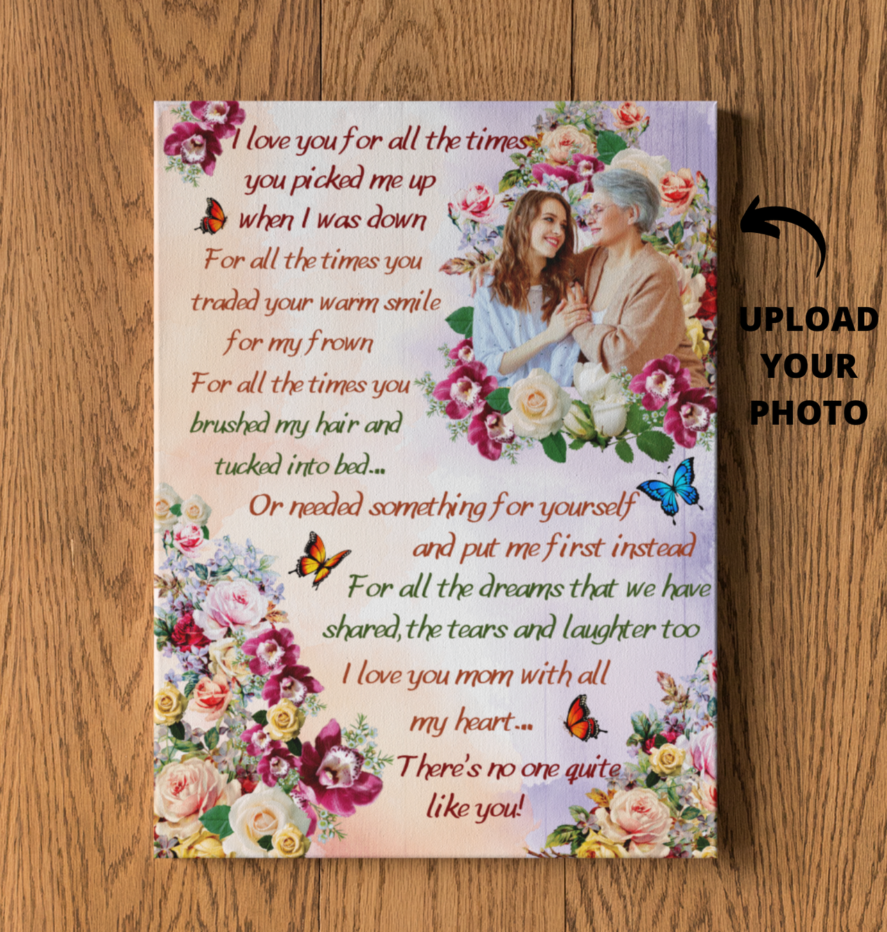 Mother's Day Memorial Canvas - I Love You For All The Times