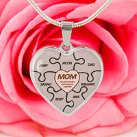 Thumbnail for Mom You Are The Piece That Holds Us Together Necklace