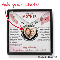 Thumbnail for Long Distance Mother's Day Gift - Personalized Heart Pendant With States