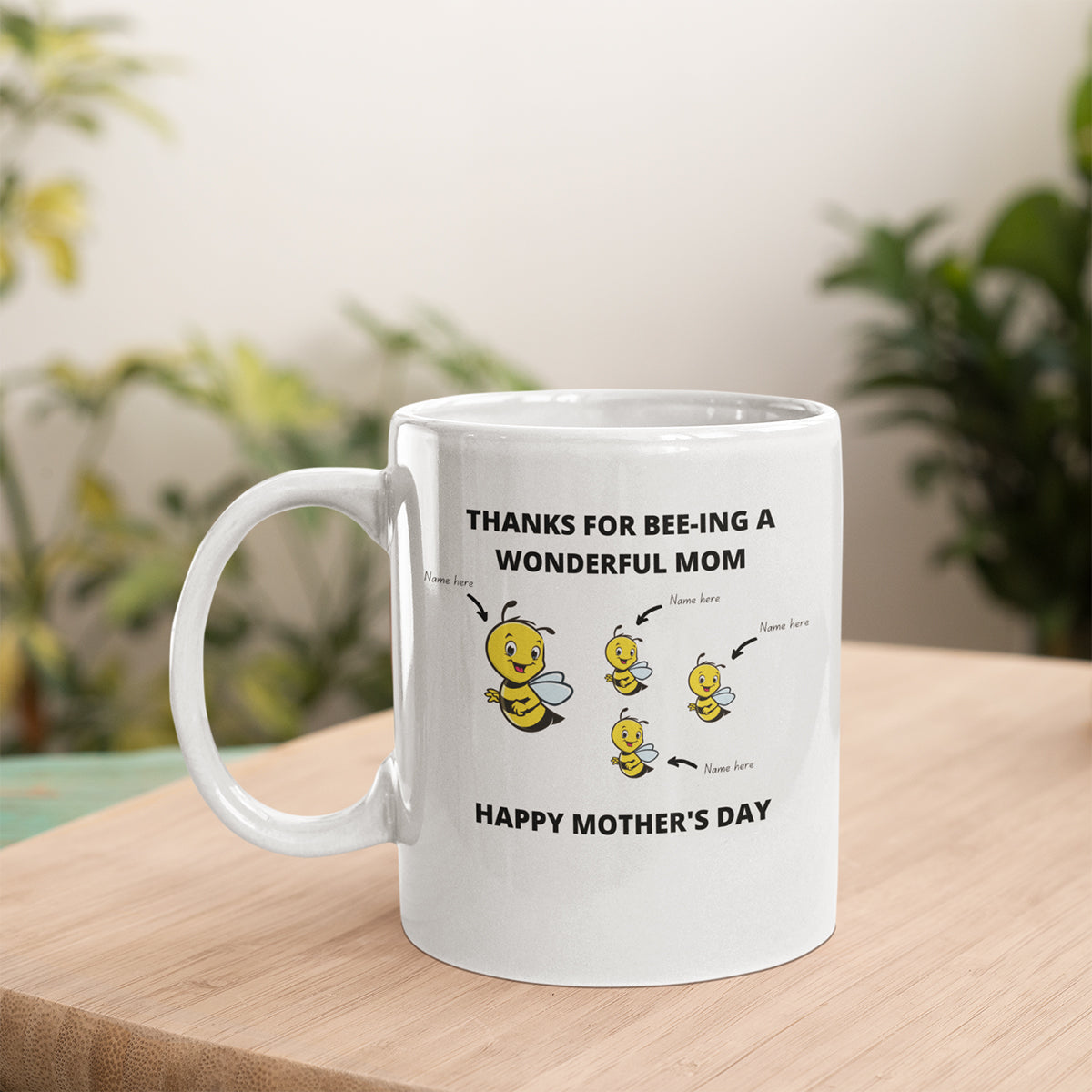 Thanks For Bee-ing A Wonderful Mom Mug