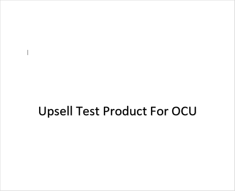 Test Product - Upsell Product