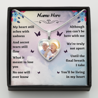 Thumbnail for Remembrance Necklace For Father's Day - My Heart Still Aches